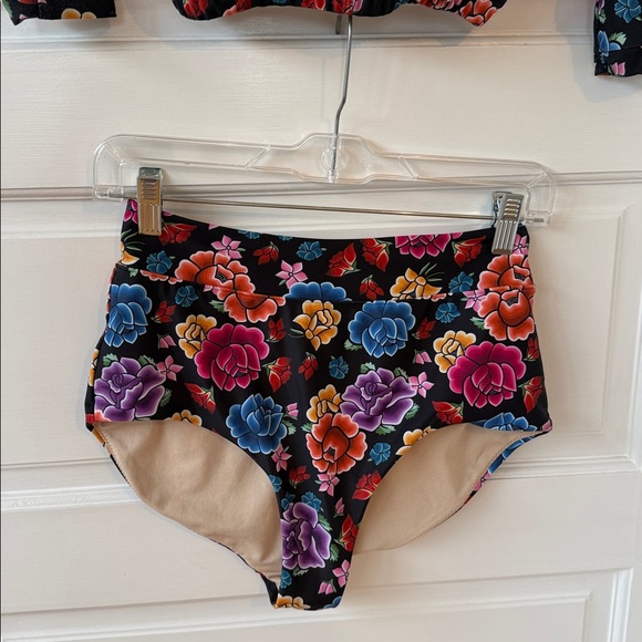 Mott50 Floral 3 piece  UPF50 Swimwear small - Picture 7 of 7